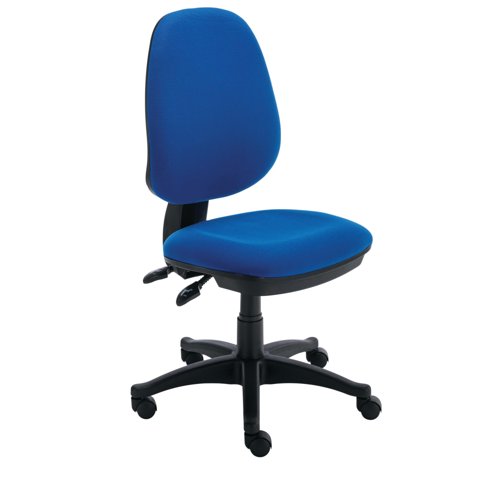Astin Nesta Operator Chair 2 Lever Upholstered 590x900x1050mm Royal Blue KF77705 product image 6